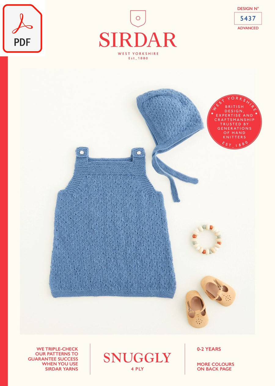 Sirdar 5437 Snuggly 4PLY (PDF) Knit in a Box 