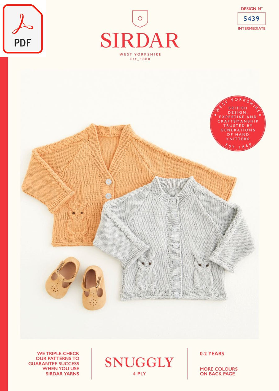 Sirdar 5439 Snuggly 4PLY (PDF) Knit in a Box 