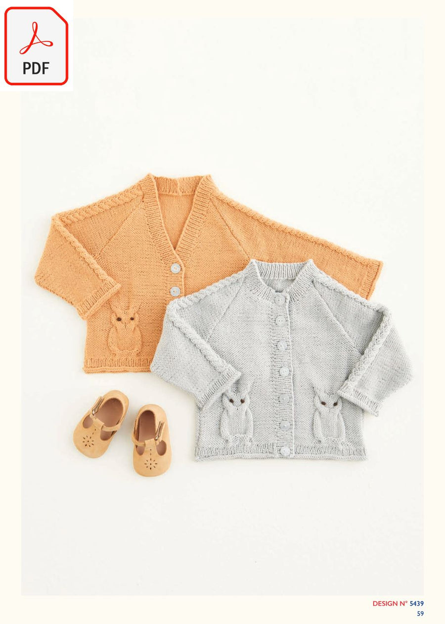 Sirdar 5439 Snuggly DK, 4Ply & Bunny (PDF) Knit in a Box 