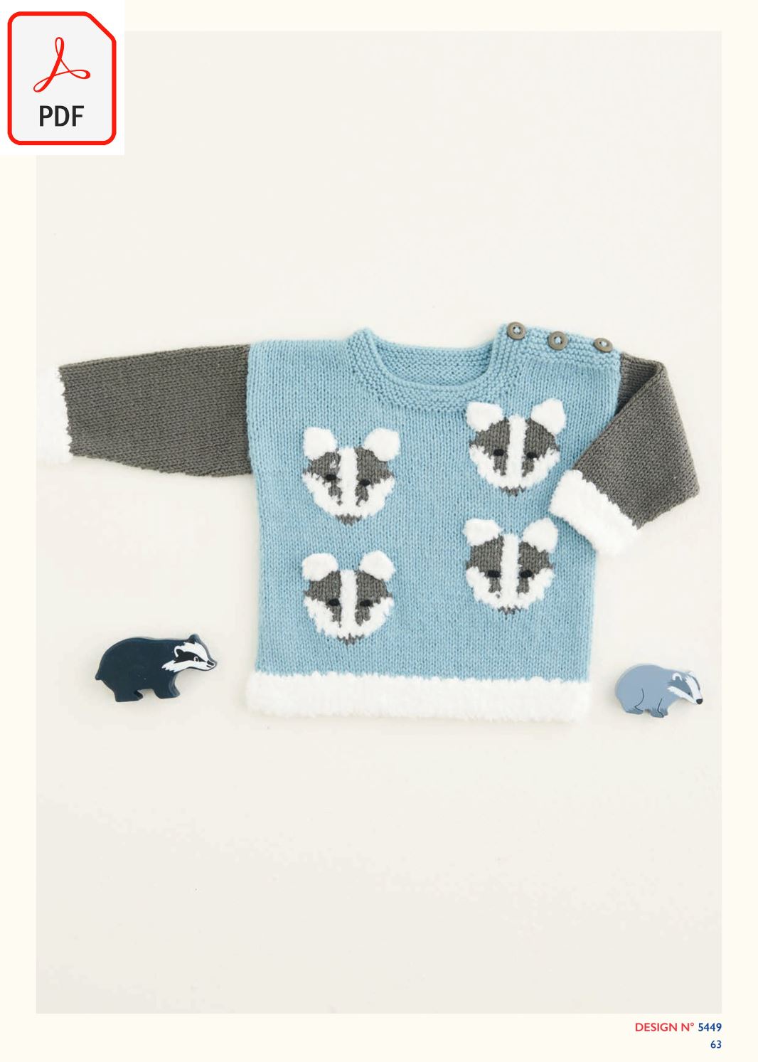 Sirdar 5449 Snuggly DK, 4Ply & Bunny (PDF) Knit in a Box