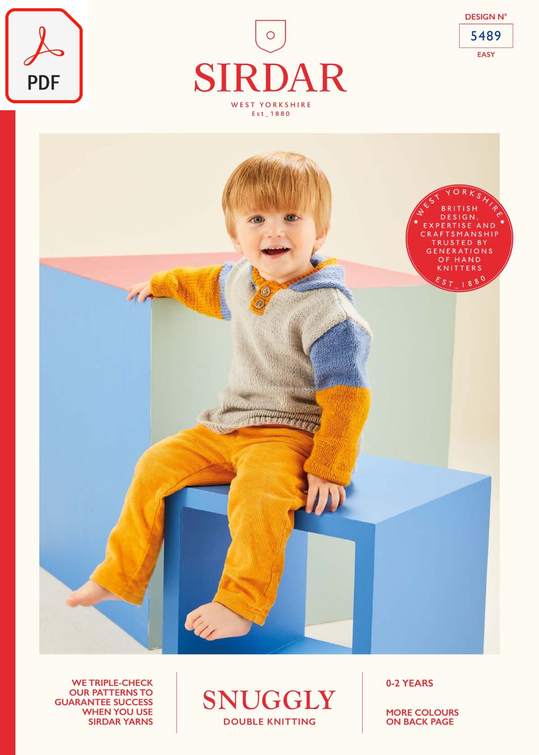 Sirdar 5489 Snuggly DK (PDF) Knit in a Box