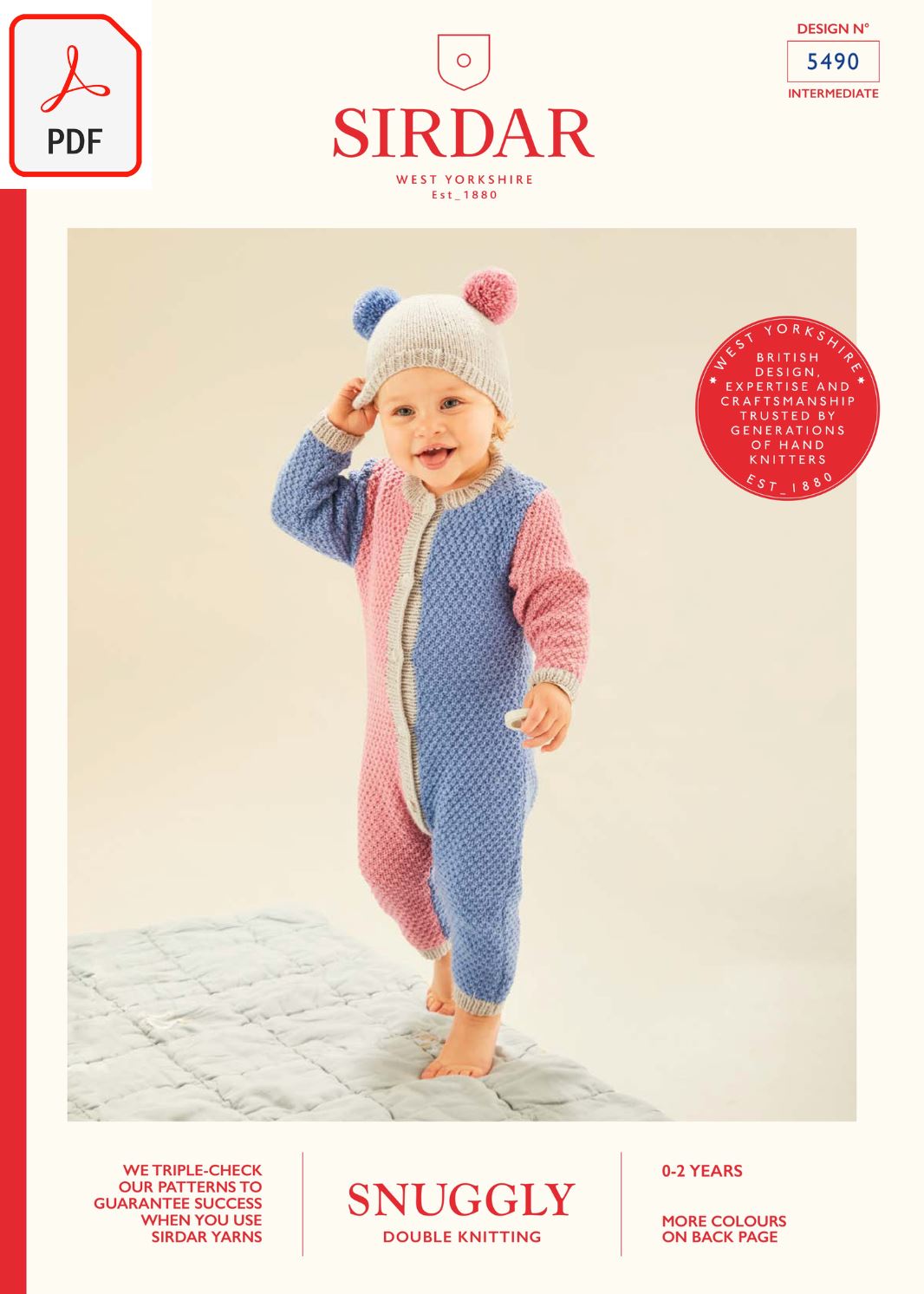 Sirdar 5490 Snuggly DK (PDF) Knit in a Box