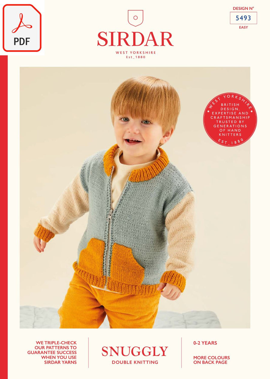 Sirdar 5493 Snuggly DK (PDF) Knit in a Box 