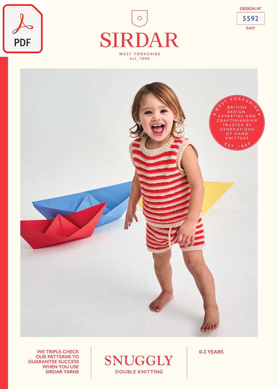 Sirdar 5592 Snuggly DK (PDF) Knit in a Box 
