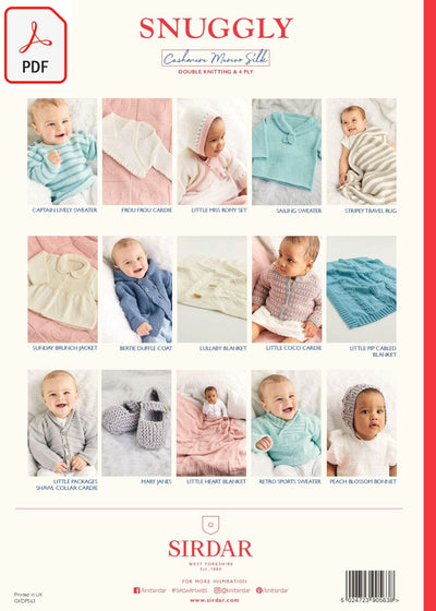 Sirdar 563 Little Heart Blanket in Cashmere Merino Silk DK & Ply4 (PDF) Knit in a Box