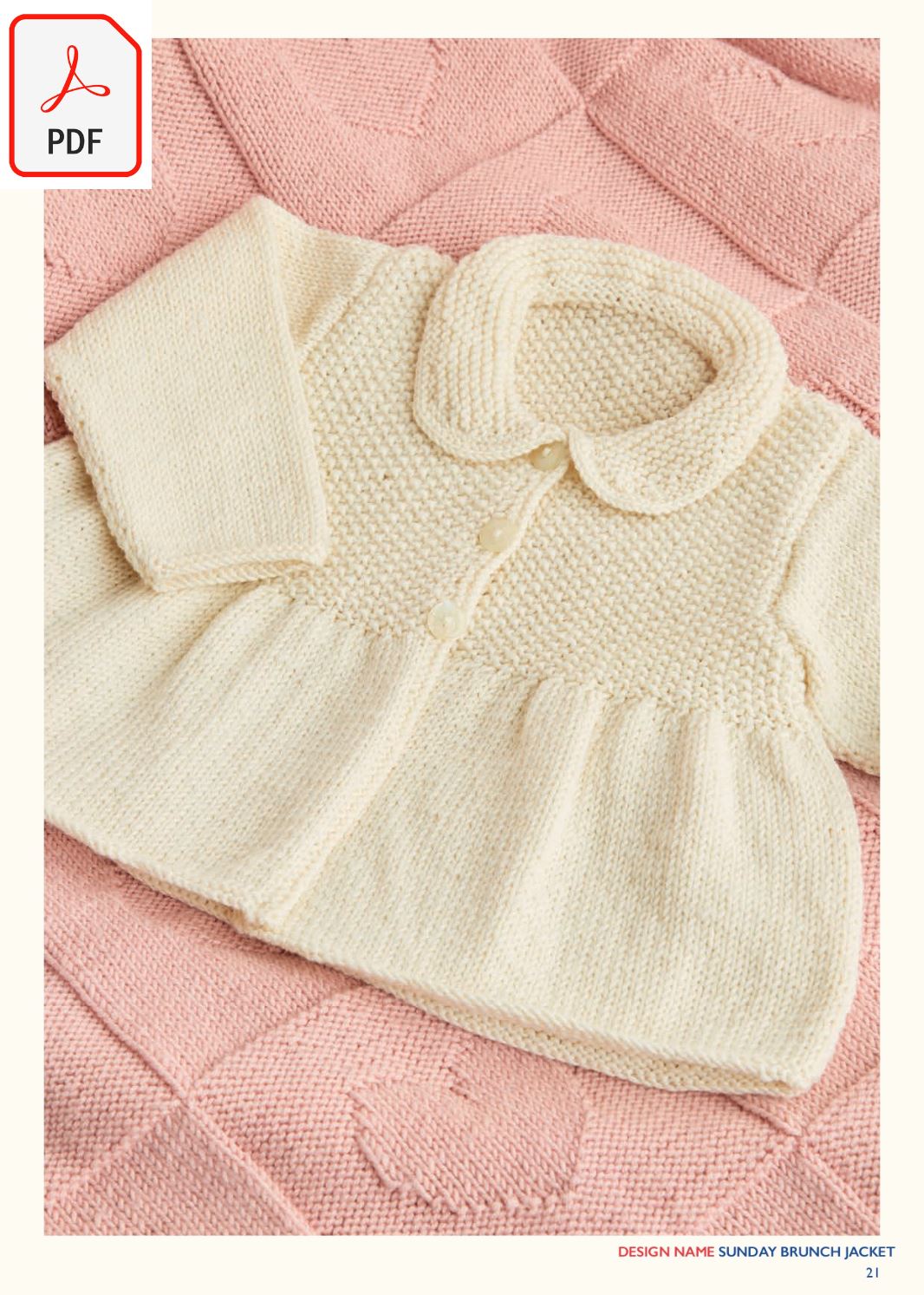 Sirdar 563 Sundy Brunch Jacket in Cashmere Merino Silk DK & Ply4 (PDF) Knit in a Box