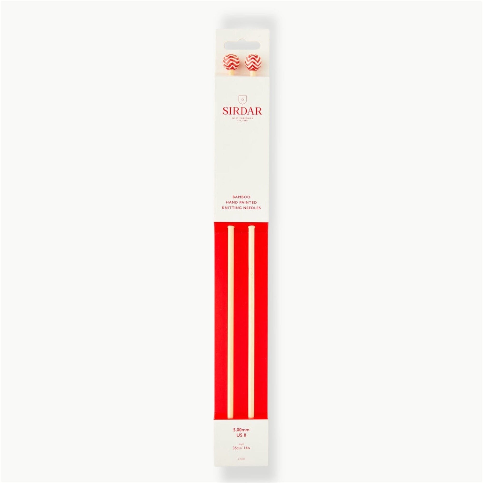 Sirdar Bamboo Knitting Needles 35cm (5.00mm) Knit in a Box