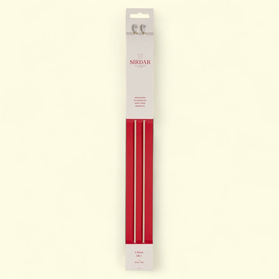 Sirdar Single Point Knitting Needles - 35cm (3.25mm) Knit in a Box 