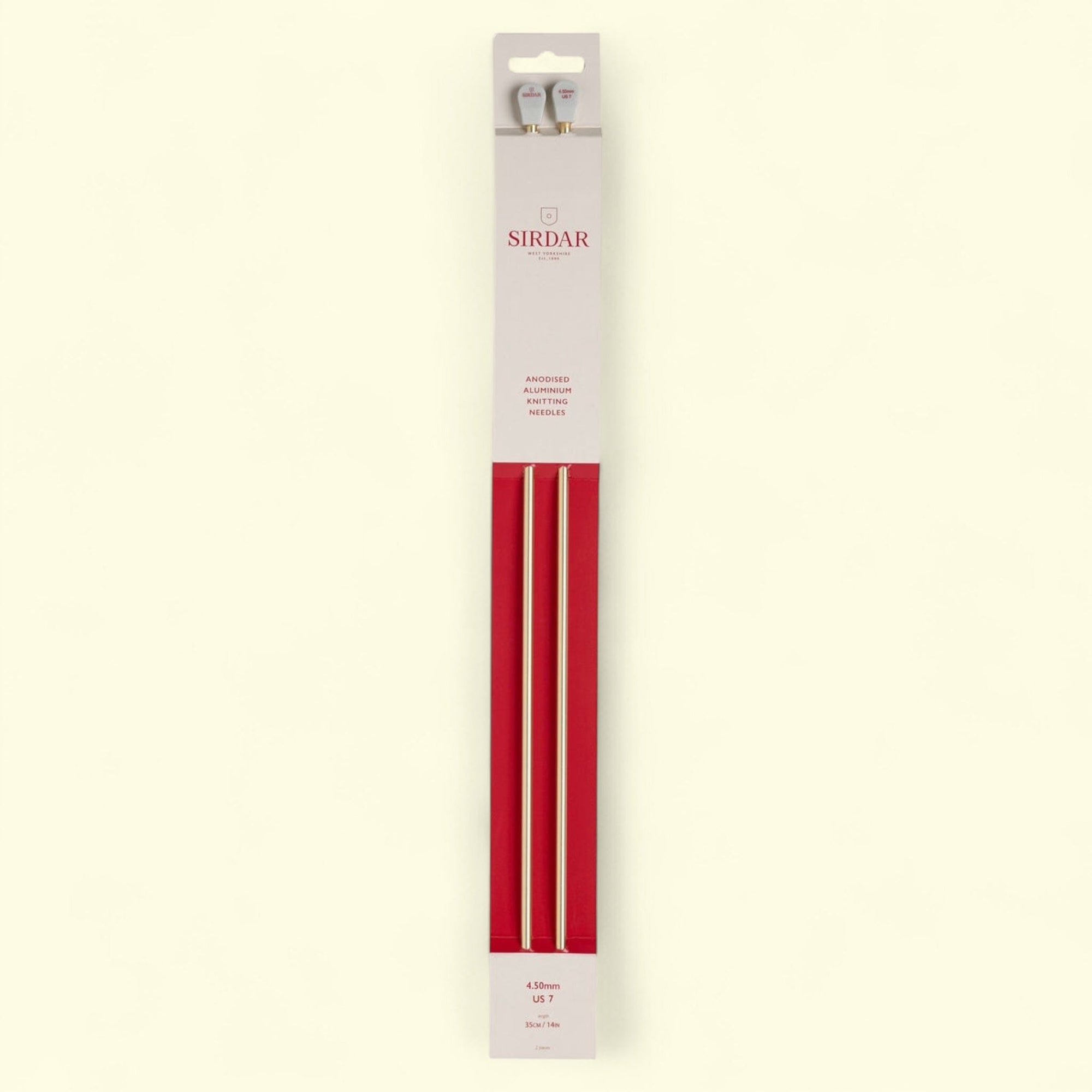 Sirdar Single Point Knitting Needles - 35cm (4.50mm) Knit in a Box