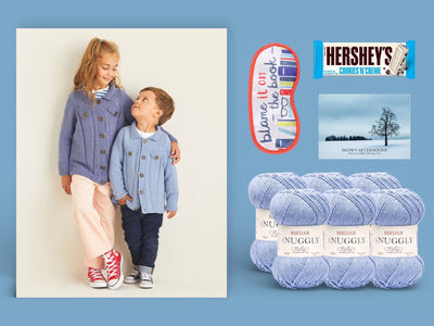 Snowy Afternoons Child Boy Jacket Knit in a Box