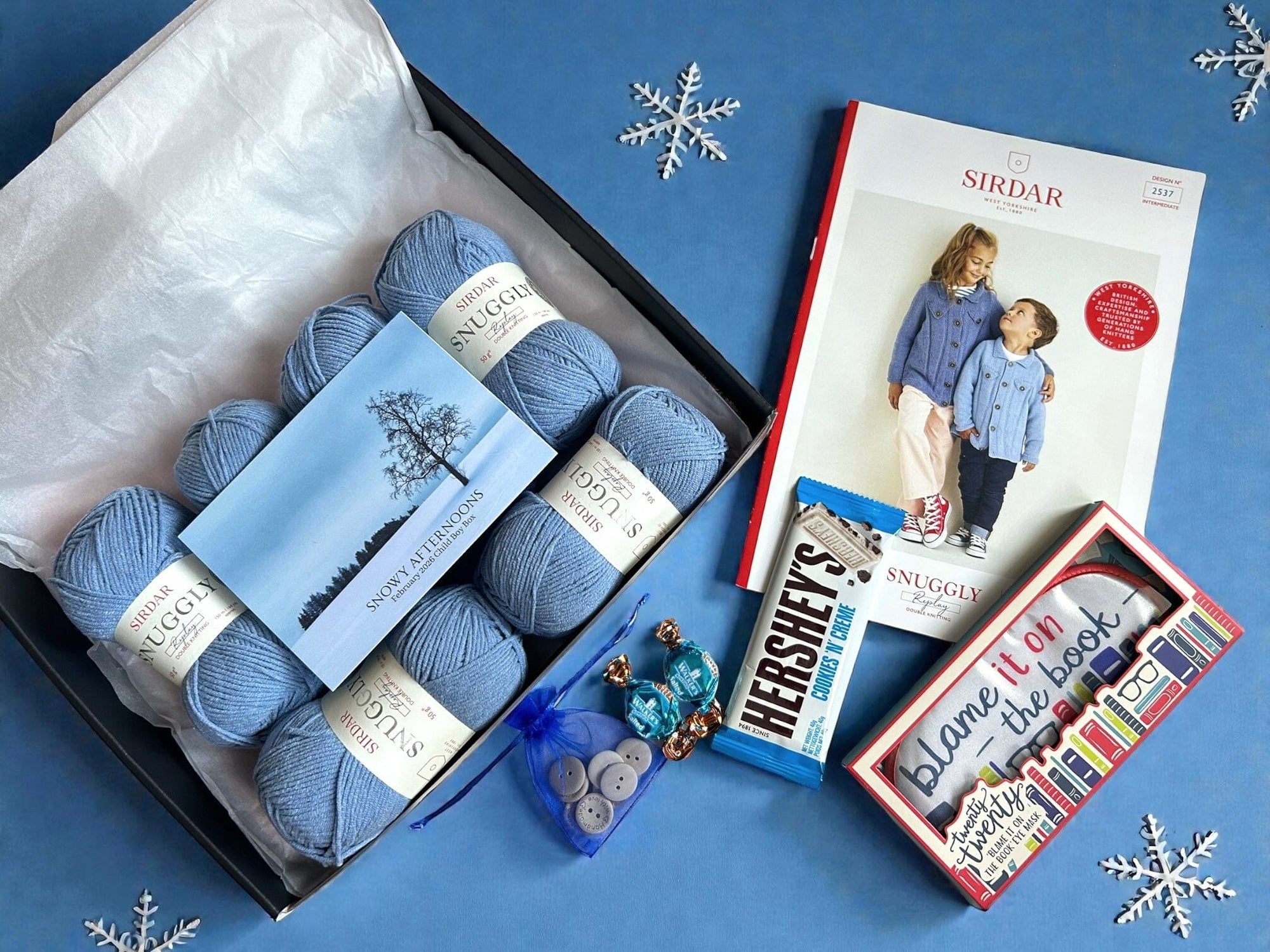 Snowy Afternoons Child Boy Jacket Knit in a Box