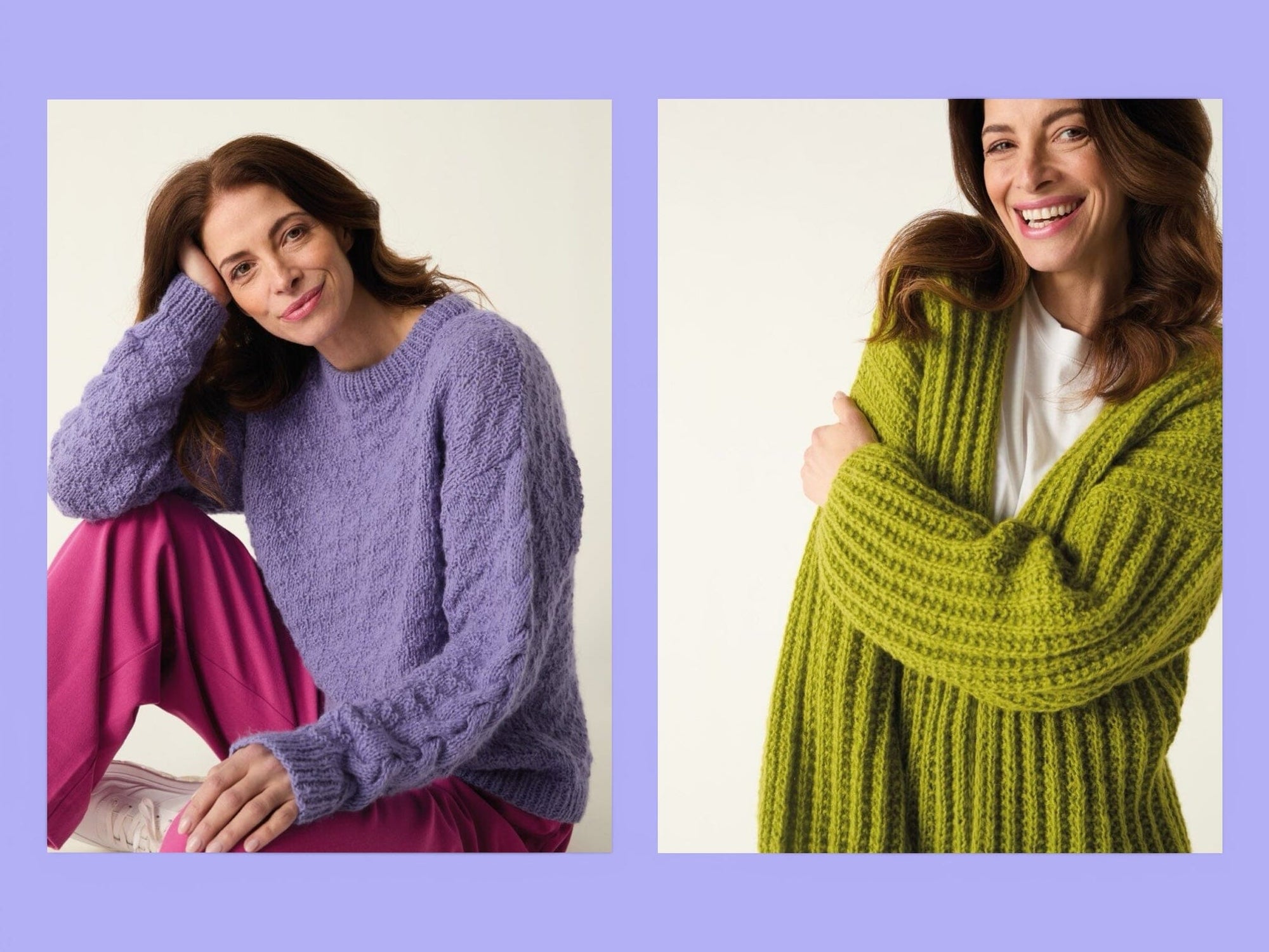 Sunlit Butterflies Ladies Jumper/ Cardigan Knit in a Box
