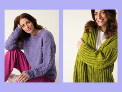Sunlit Butterflies Ladies Jumper/ Cardigan Knit in a Box
