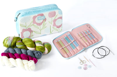 Sweet Affair Gift Set: Interchangeable Needles, Double Pointed Needles, Yarn & Accessories Knit in a Box