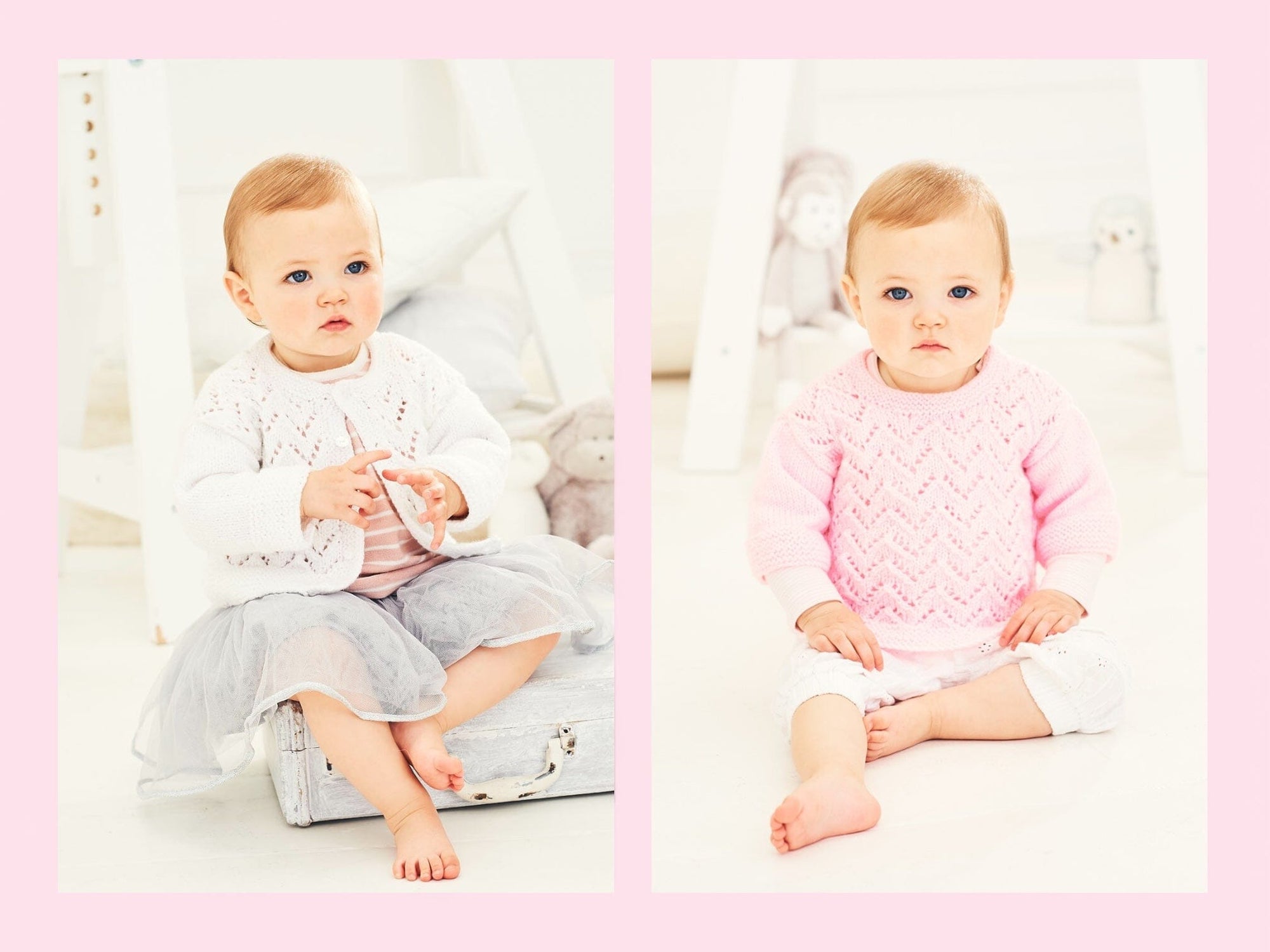 Sweet Lemonade Baby Girl Cardigan/ Jumper Knit in a Box