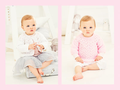 Sweet Lemonade Baby Girl Cardigan/ Jumper Knit in a Box