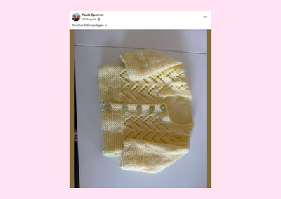 Sweet Lemonade Baby Girl Cardigan/ Jumper Knit in a Box
