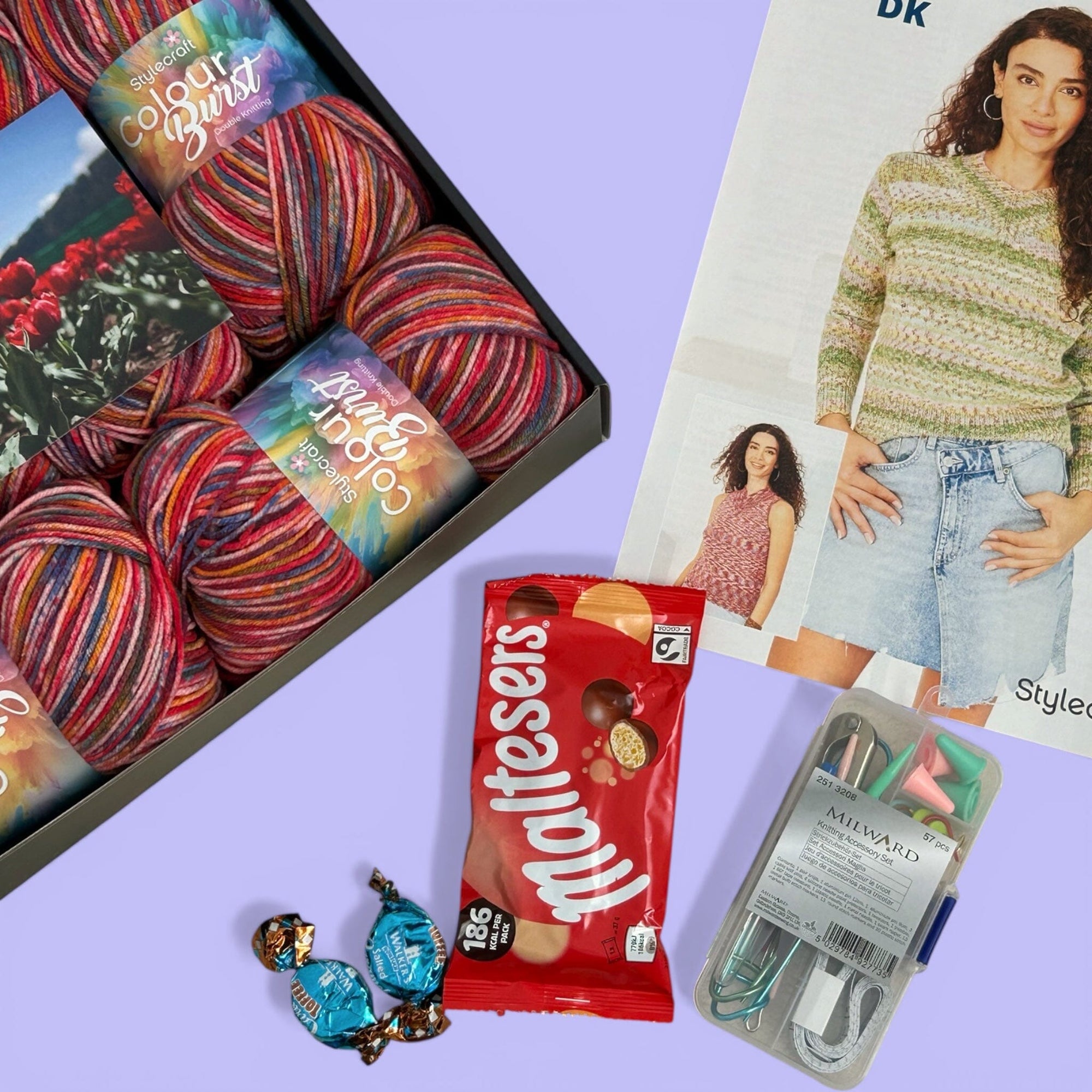 The Bright Side Ladies Jumper/ Tank Top Knit in a Box