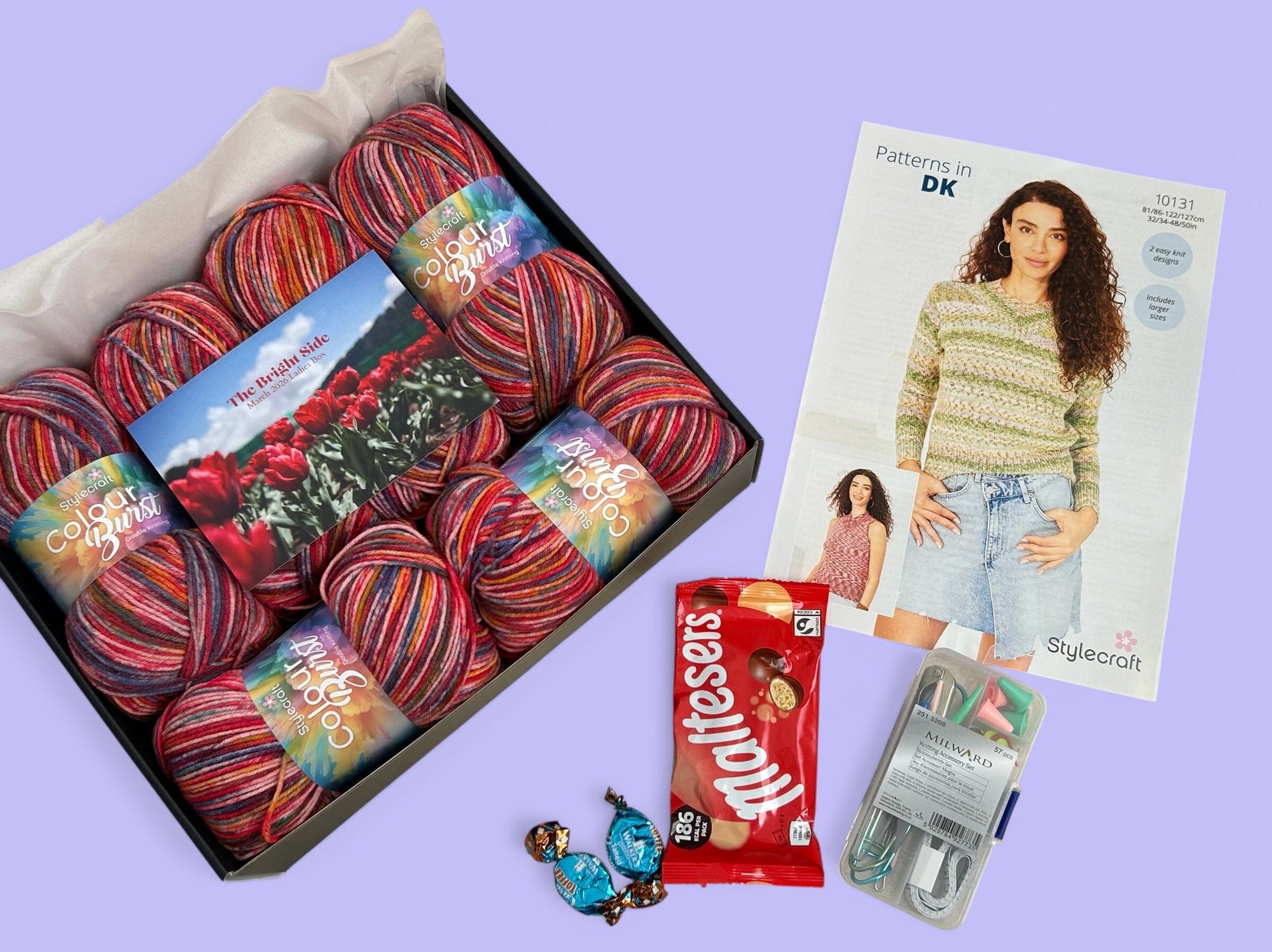 The Bright Side Ladies Jumper/ Tank Top Knit in a Box