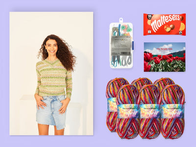 The Bright Side Ladies Jumper/ Tank Top Knit in a Box