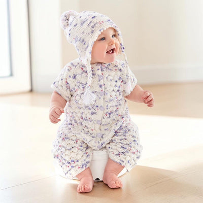 Twinkle, Twinkle Baby Girl Jumper/ Onesie & Hat Knit in a Box