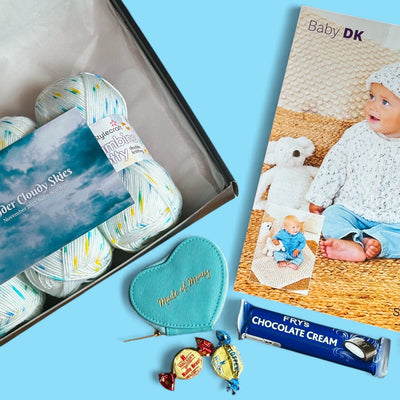 Under Cloudy Skies Baby Boy Jumper Knit in a Box