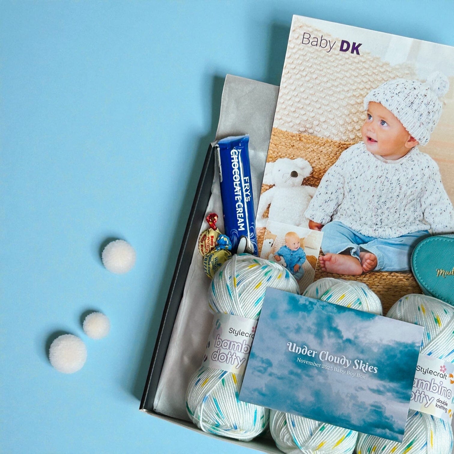 Under Cloudy Skies Baby Boy Jumper Knit in a Box