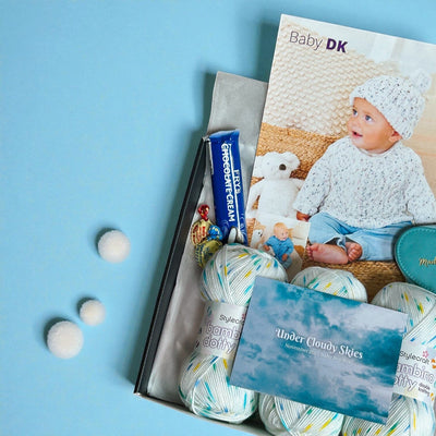 Under Cloudy Skies Baby Boy Jumper Knit in a Box