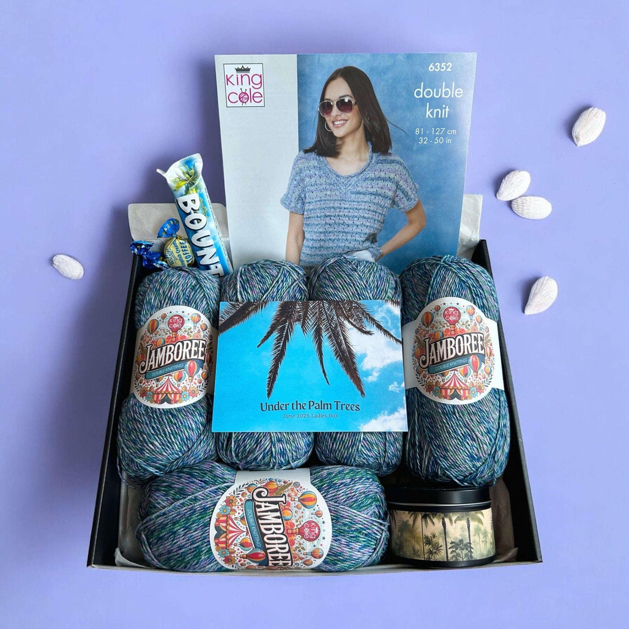 Under the Palm Trees Ladies Top Knit in a Box