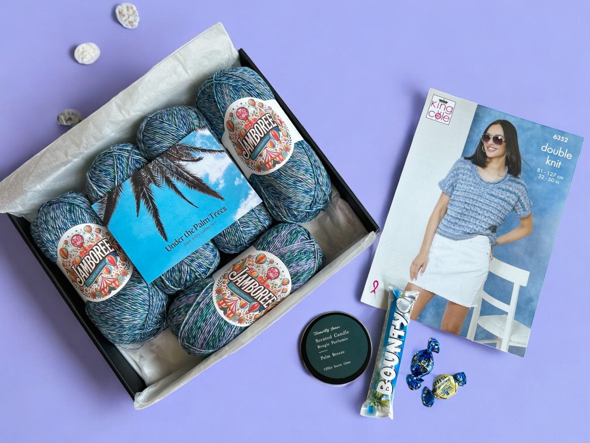 Under the Palm Trees Ladies Top Knit in a Box