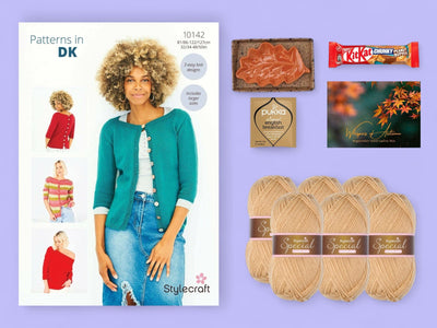 Whispers of Autumn Ladies Cardigan Knit in a Box