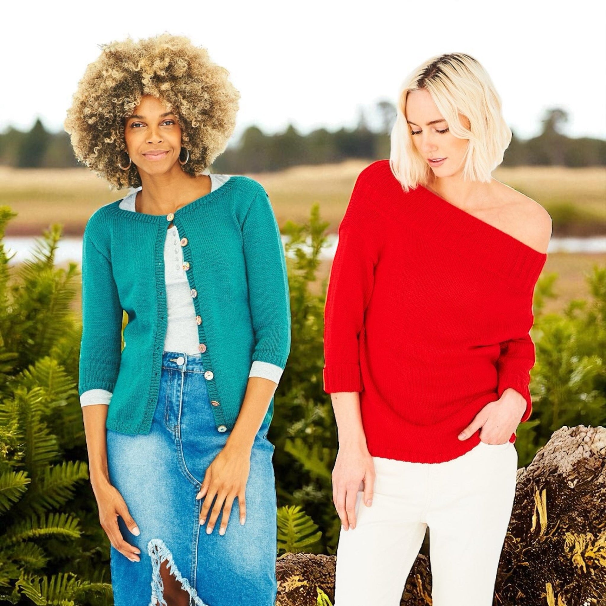 Whispers of Autumn Ladies Cardigan Knit in a Box