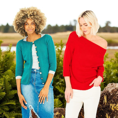 Whispers of Autumn Ladies Cardigan Knit in a Box