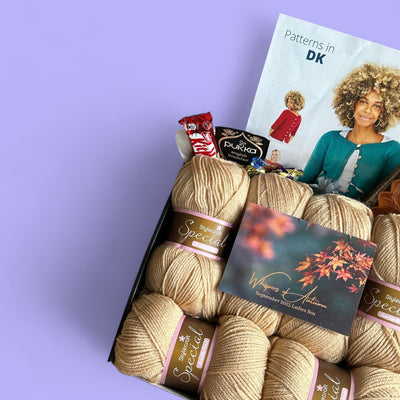 Whispers of Autumn Ladies Cardigan Knit in a Box