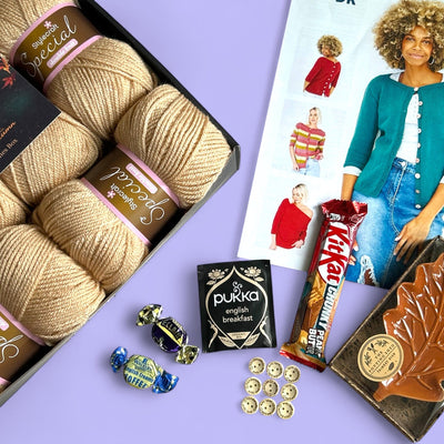 Whispers of Autumn Ladies Cardigan Knit in a Box