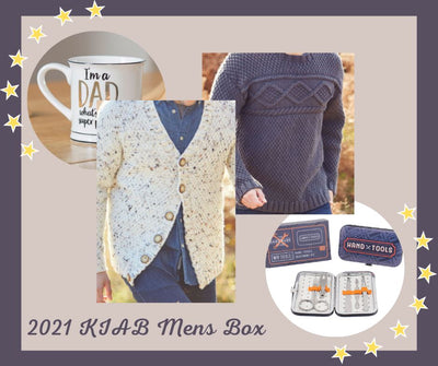 2021 Special Edition Men Knitting Box! Knit in a Box Up to Size L (40/42")