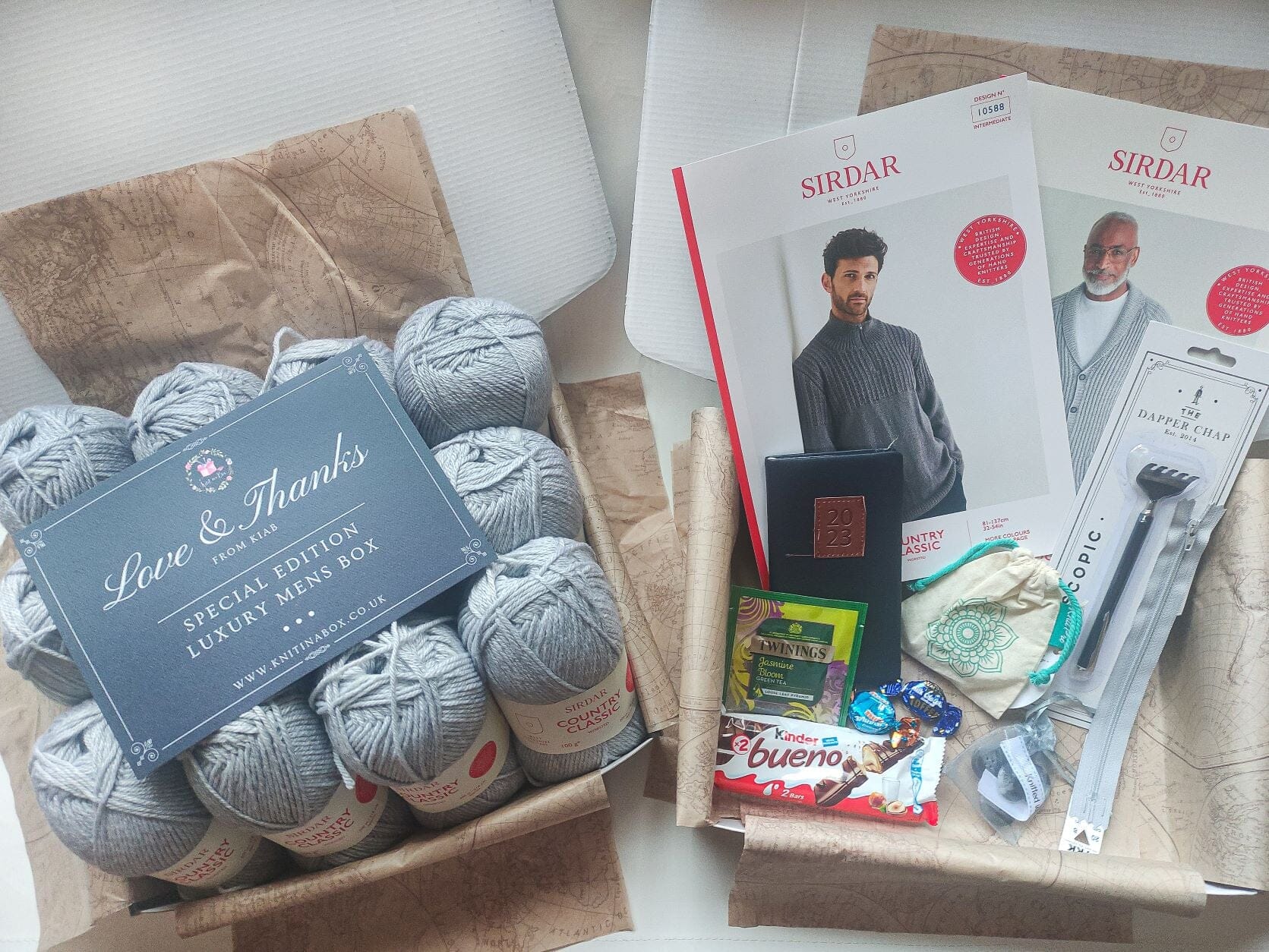 2022 Special Edition Luxury Men Knitting Box! Knit in a Box