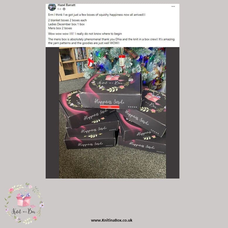 2022 Special Edition Luxury Men Knitting Box! Knit in a Box