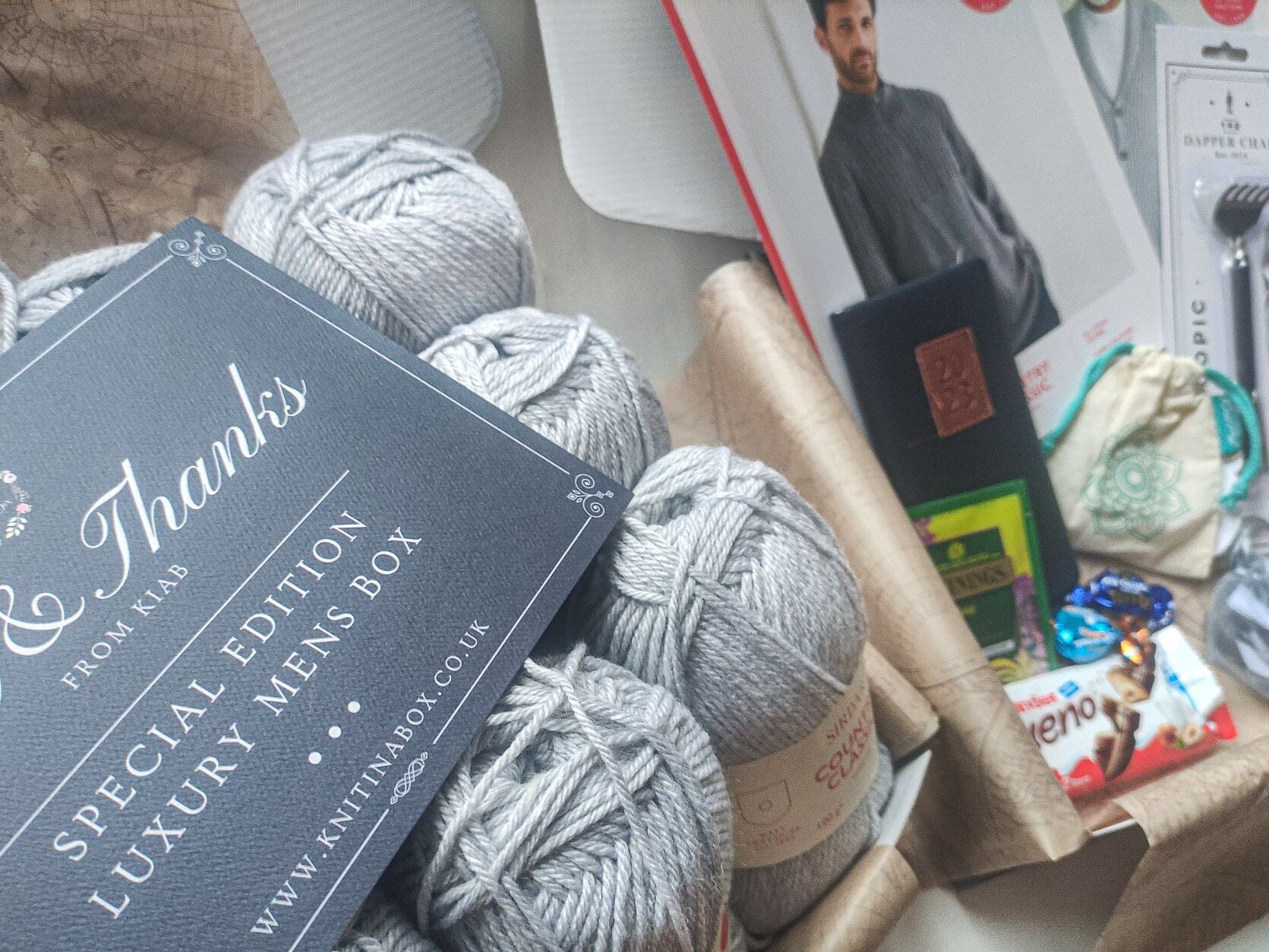 2022 Special Edition Luxury Men Knitting Box! Knit in a Box