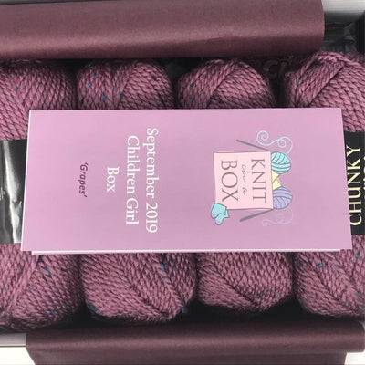 3 Month Children Knitting Subscription (every month) KNIT in a BOX