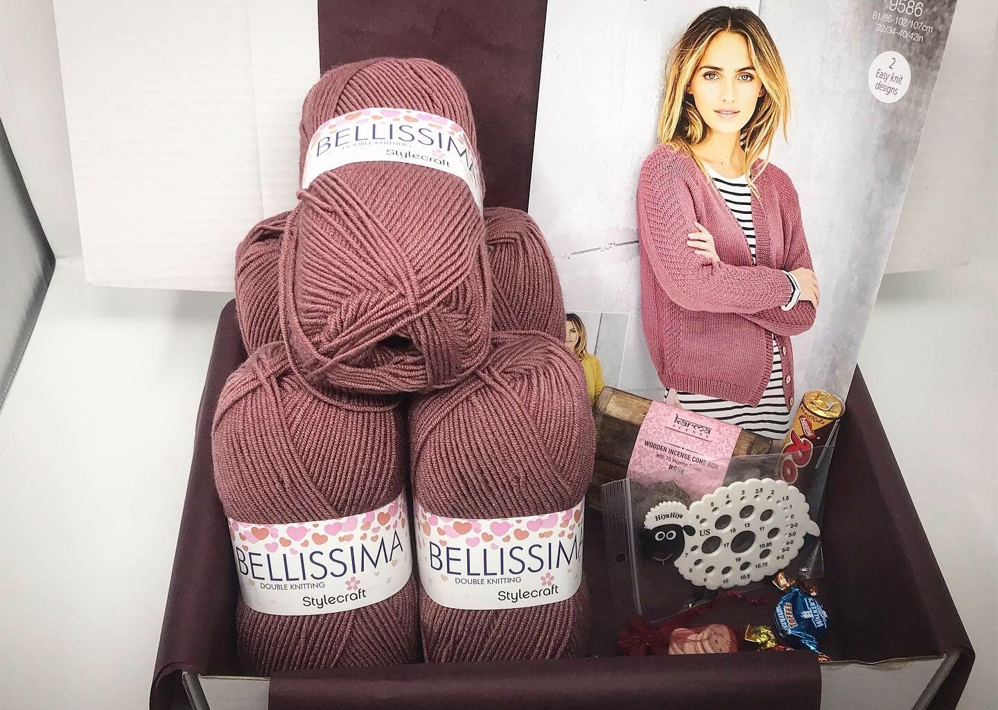 3 Month Ladies Knitting Subscription (every month) KNIT in a BOX