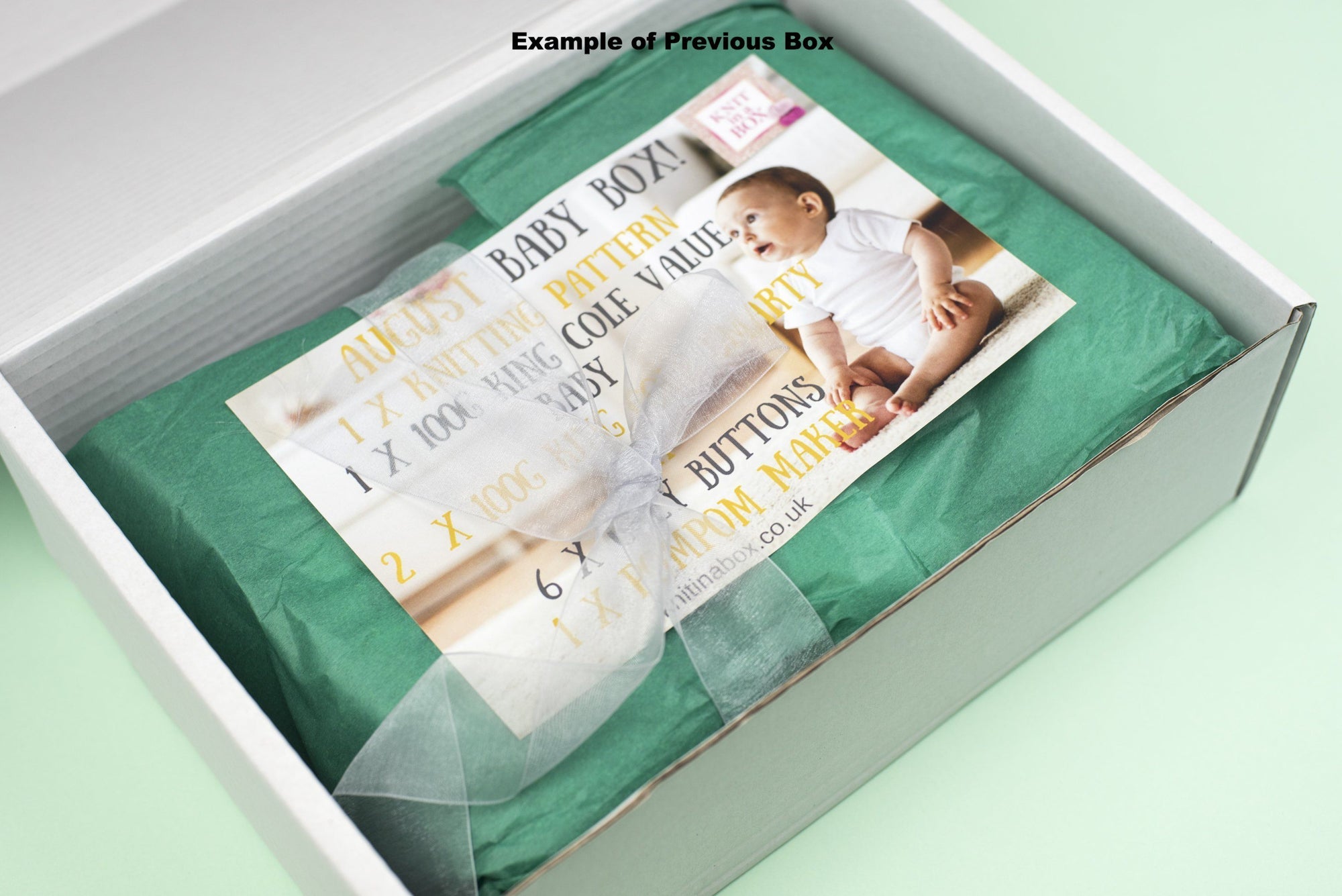 6 Month Baby Knitting Subscription (every month) KNIT in a BOX