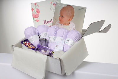 April 2019 Baby Box On Sale Now! Buy Today Whilst Stocks Last! Knit in a Box Purple