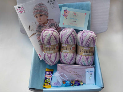 April 2023 Baby-Girl Box Knit in a Box