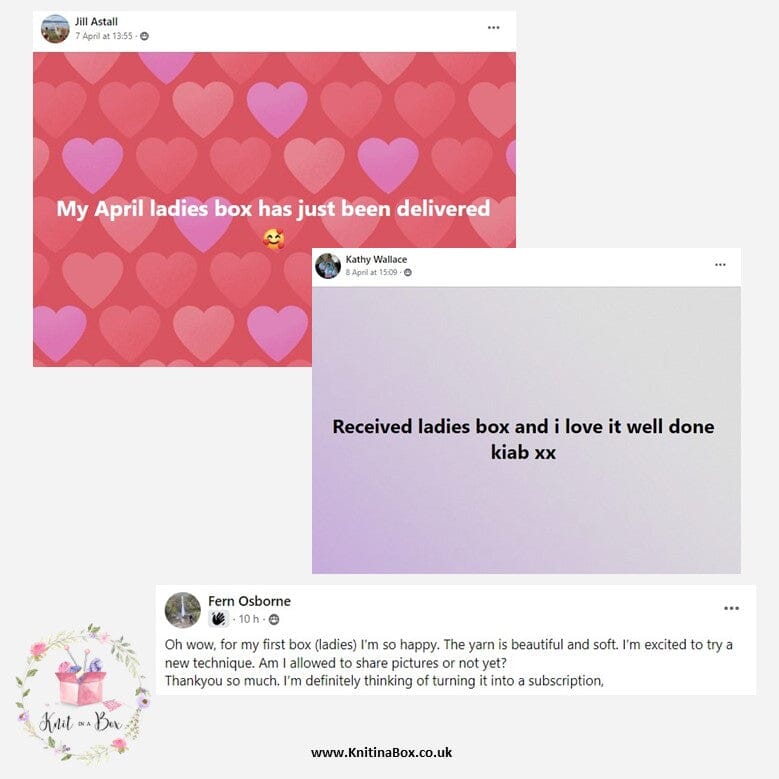 April 2023 Ladies Box Knit in a Box