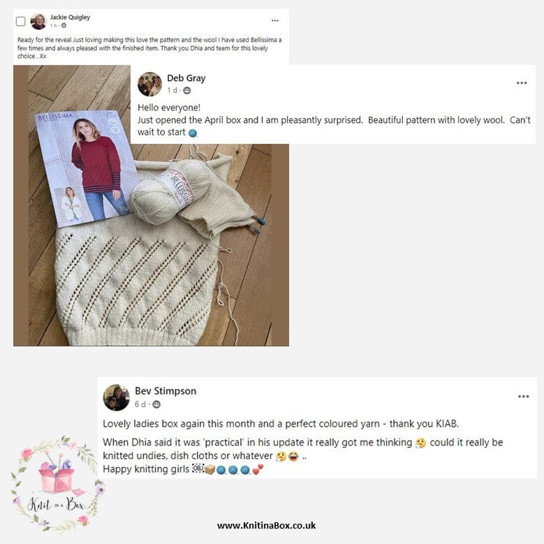 April 2023 Ladies Box Knit in a Box