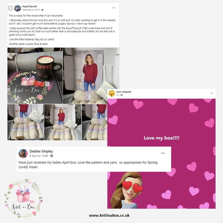 April 2023 Ladies Box Knit in a Box