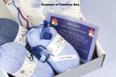 Boys- Childrens Bi-Monthly Knitting Subscription Box New! (comes every two months) KNIT in a BOX