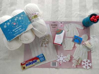 December 2021 Baby-Girl Box Knit in a Box