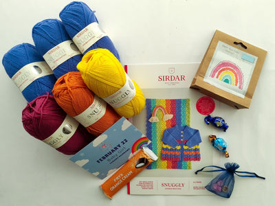 Feb 2022 Baby-Girl Box Knit in a Box